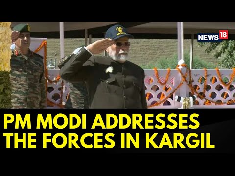 Kargil Vijay Diwas 2024 |  PM Modi Addresses The Country's Braveheart's In Kargil | PM Modi | News18