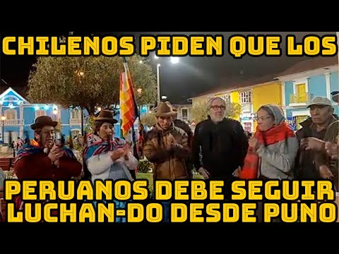 PROTESTAS DE CIUDAD DE PUNO CONTRA DINA BOLUARTE PIDEN UNIDAD