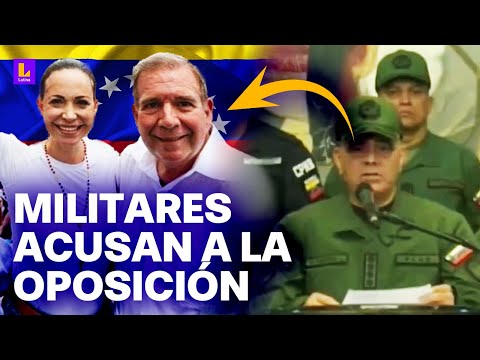 Acusan de sedición a Edmundo González y Corina Machado por pedir apoyo de Fuerzas Armadas