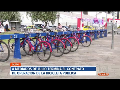 Autoridades anuncian que posiblemente por alguno meses Quito no cuente con bicicletas públicas