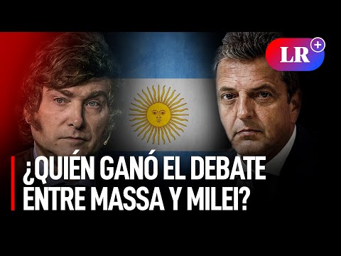 Javier MILEI vs. Sergio MASSA: ¿quién GANÓ el debate? | Elecciones en Argentina 2023