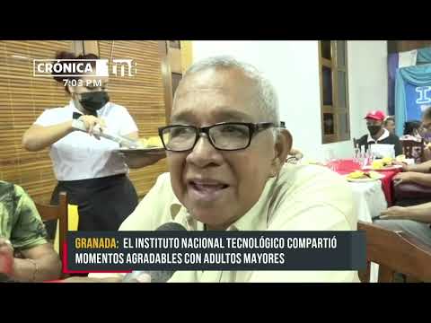 INATEC celebra el Día de San Valentín con adultos mayores de Granada - Nicaragua