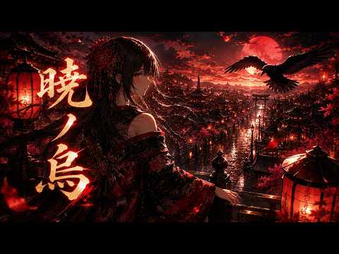 Crimson Lanterns in the Rain to the Crow at Dawn A Tale of Eight Nights / Japanese Rock AKATSUKI -暁-
