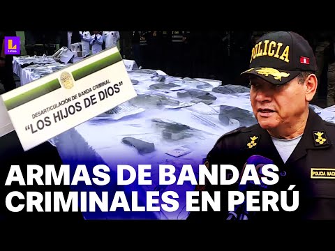 Policía contra bandas criminales en Perú: General PNP detalla los resultados de operativos