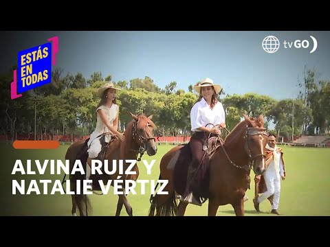 Estás en Todas: Alvina Ruiz y Natalie Vértiz disfrutaron de los caballos de paso (HOY)