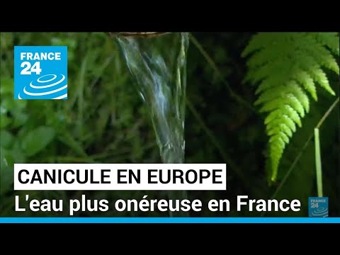 L'eau plus onéreuse en France : une des conséquences de la canicule en Europe du Sud • FRANCE 24