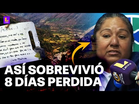 Es un milagro estar aquí: Maestra perdida en sierra de Huacho revela cómo sobrevivió 8 días