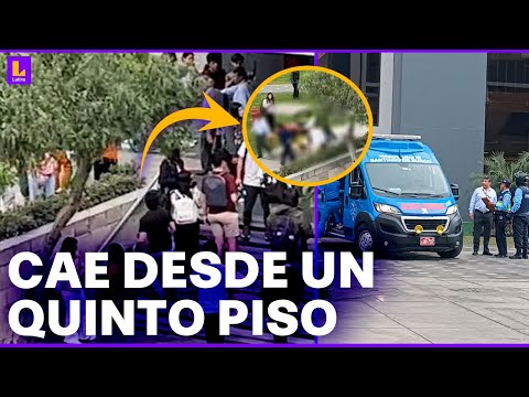 Universidad de Lima: Alumno cayó desde un quinto piso de pabellón universitario