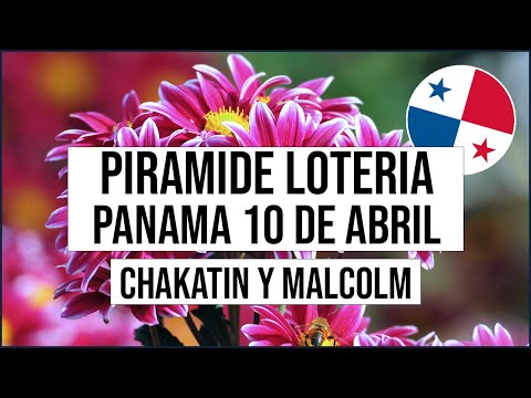 Pirámide Lotería de Panamá Lunes 10 de Abril 2023  - Pirámide de Chakatin y Malcolm Ramos