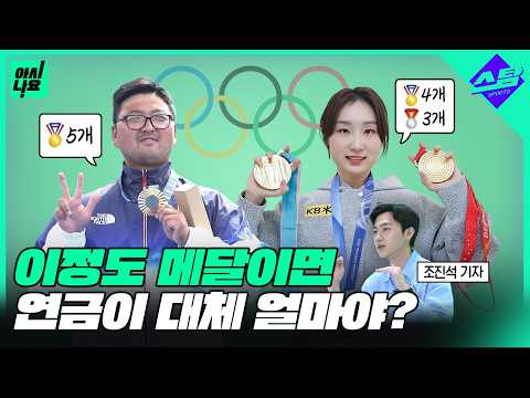 이 정도 메달이면 연금이 대체 얼마야? 메달 연금 A to Z [아시나요]