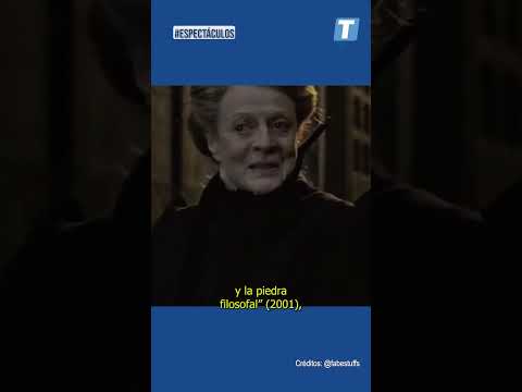 Adiós a la leyenda Maggie Smith del cine británico ? #harrypotter #maggiesmith