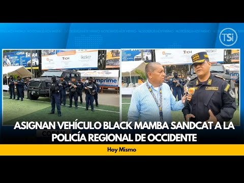 Asignan vehículo Black Mamba Sandcat a la policía regional de occidente