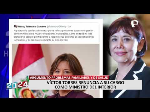Víctor Torres renunció al Mininter: habrían solicitado su salida para otorgar voto de confianza