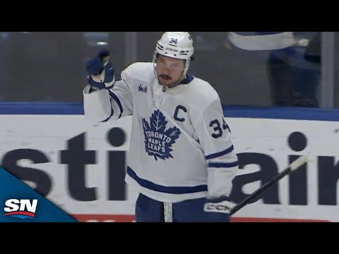 Maple Leafs William Nylander Weaves Beauty Saucer Pass To Set Up Auston Matthews Power Play Goal