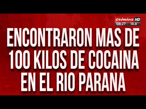 Encontraron cargamento de cocaína en una lancha que circulaba por el Río Paraná