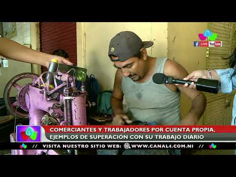 Nicaragua: Comerciantes y trabajadores por cuenta propia, ejemplos de superación con su trabajo