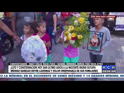 Dolor e impotencia hoy en sepelio de niña que murió tras golpiza de su mamá en San Lorenzo