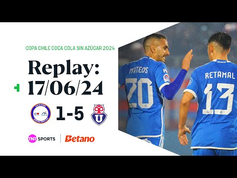 TNT Sports Replay | M. Puente Alto 1- 5 U. de Chile | Copa Chile Coca-Cola Sin Azúcar 2024 | 17-06