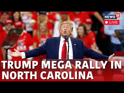 Donald Trump LIVE | Trump Campaigns In North Carolina LIVE | Trump Speech LIVE | US News | N18G