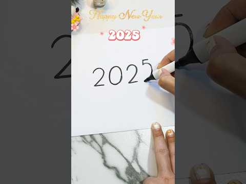 Happynewyear2025วาดรูปจากต