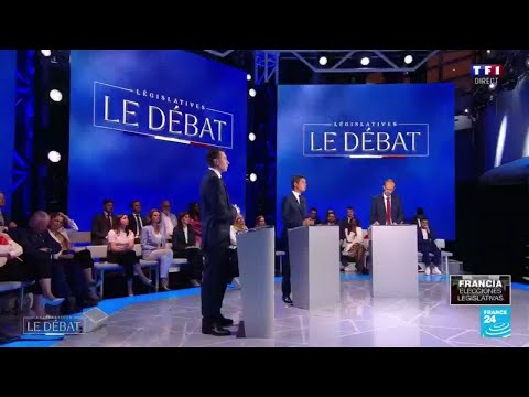 Francia: tenso debate entre Attal, Bardella y Bompard a pocos días de las legislativas