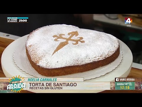 Vamo Arriba - Torta de Santiago, shots de crema y alfajores de maicena sin gluten