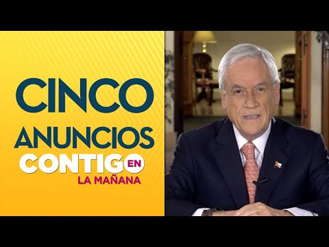 Piñera anunció cinco nuevas medidas para combatir efectos del Covid-19 - Contigo en La Mañana