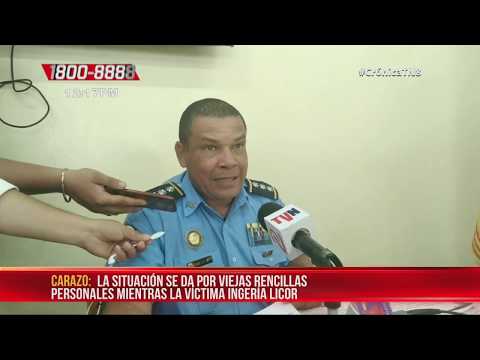 Capturan a presunto homicida de hombre en Casares, Carazo - Nicaragua