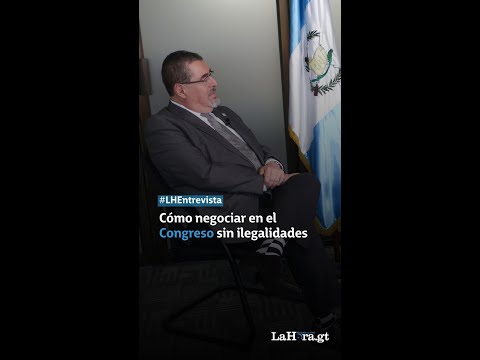 Entrevista con Bernardo Arévalo: ¿Cómo negociar en el Congreso sin ilegalidades?
