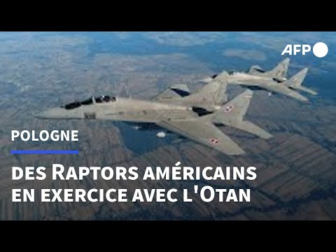 Douze avions F-22 Raptors américains prennent part à des exercices de l’OTAN en Pologne | AFP