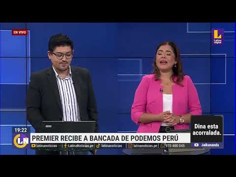 Premier Gustavo Adrianzén recibe a bancada de Podemos Perú