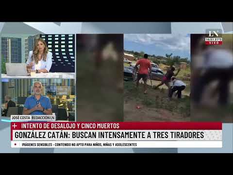 González Catán: buscan intensamente a tres tiradores