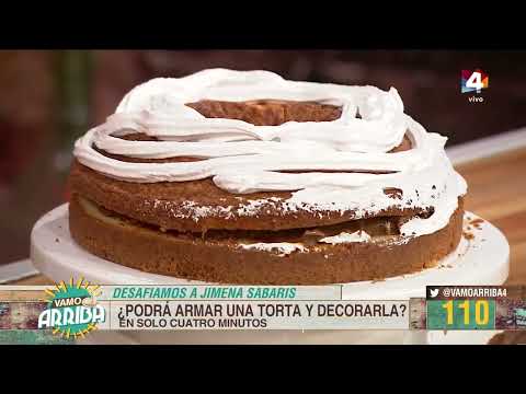 Vamo Arriba - Desafiamos a Jimena Sabaris: ¿Podrá armar una torta y decorarla?