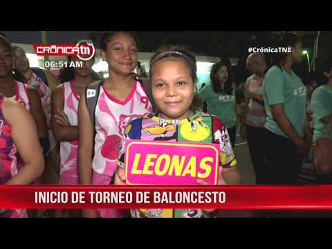 Nicaragua: Inicia en Managua Séptimo torneo de baloncesto femenino