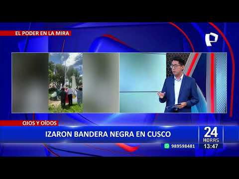 Cusco: Izan bandera para conmemorar muerte de comunero durante protestas del 2023