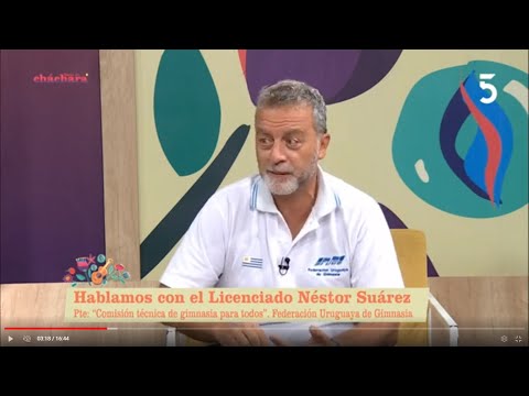 Recibimos al Licenciado Néstor Suárez, de la Federación Uruguaya de Gimnasia