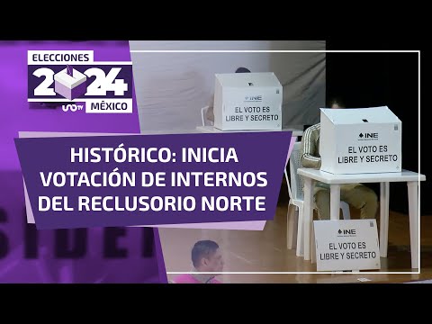 Arrancan Elecciones 2024: internos de CDMX comenzaron a votar este lunes