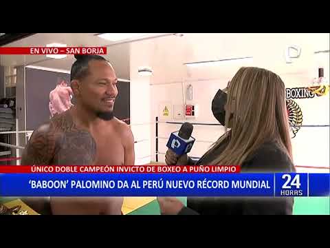 Campeón del mundo “Baboon” Palomino da nuevo récord mundial al Perú