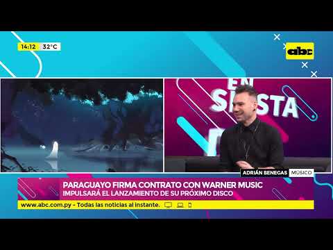 Paraguayo firma contrato con Warner Music