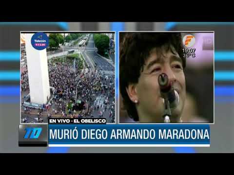 La muerte de Diego Armando Maradona conmociona al mundo