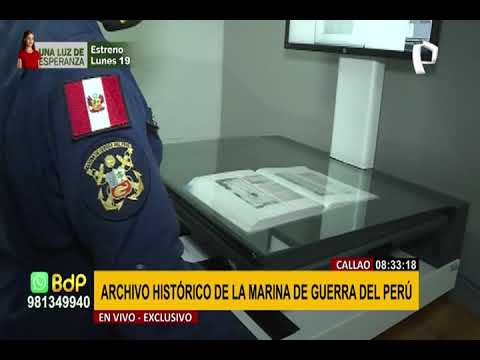 BDP hace un recorrido por el archivo histórico de la Marina de Guerra del Perú (1/2)