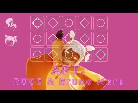 【𝐒𝐤𝐲 𝐂𝐨𝐭𝐋】 [Sheet] APT. - ROSÉ & Bruno Mars | Sky Piano Music Cover & Lyrics by Sky Solar