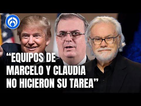 Ebrard y Sheinbaum hicieron un escándalo innecesario por palabras de Trump: Vázquez Handall