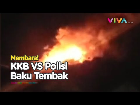 Papua Bak Neraka, Polisi Vs KKB Terlibat Baku Tembak