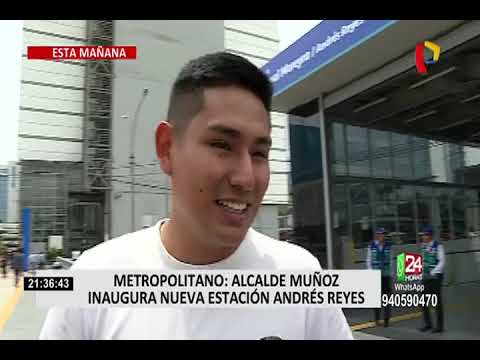 San Isidro: MML inauguró la nueva estación Andrés Reyes del Metropolitano