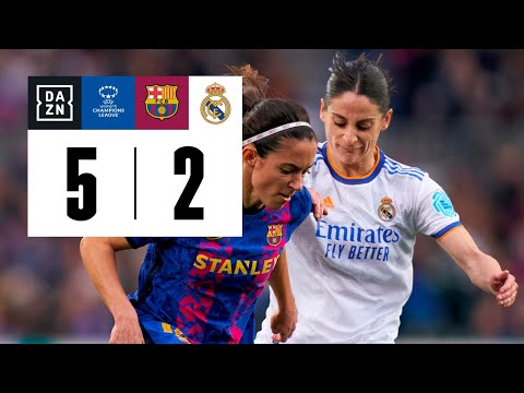 FC Barcelona vs Real Madrid (5-2) | Resumen y goles | UEFA Women's Champions League 2021-22