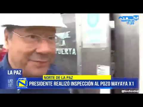 Presidente realizó inspección en el pozo Mayaya-X1