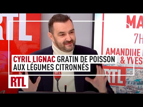 Cyril Lignac : Gratin de poisson aux légumes citronnés