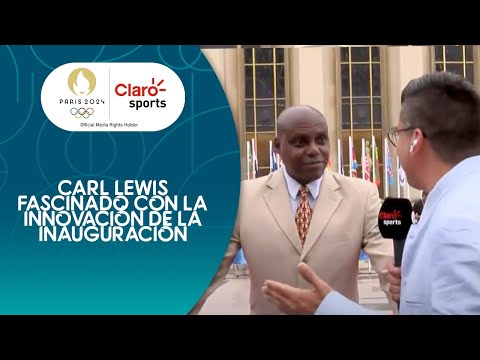 #Paris2024 | Carl Lewis, leyenda del atletismo, fascinado con la innovación en la Inauguración