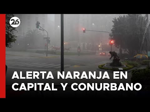 ? ARGENTINA - EN VIVO | Continúa el alerta naranja en Capital y el Conurbano